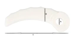 MAKITA Plastkniv Böjd 105mm 12-p| Röjsågar- Trimmer Tillbehör