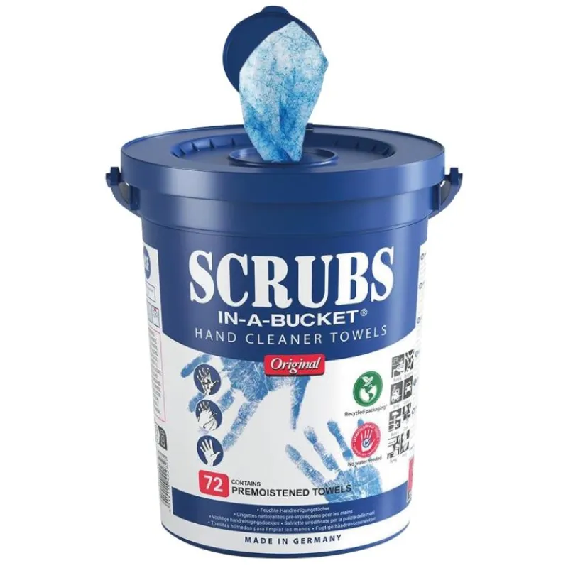 Övrig Scrub in-a-Bucket Handrengörningsduk 72st| Smörj , Rengörning, Lim Och Tejp