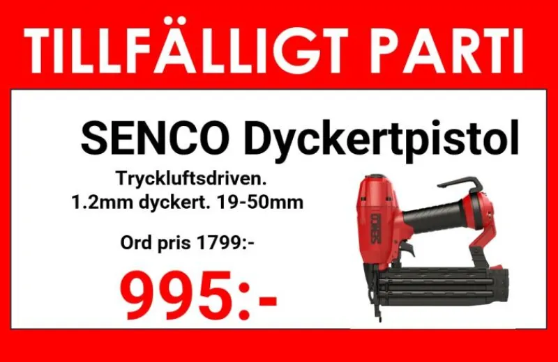 Senco FinishPro 18BL Dyckertpistol 1,2mm| Senco