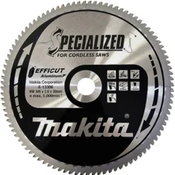 MAKITA Sågklinga Aluminium 305x30x2,0 96T Efficut| Sågklingor Klyv-, Kap- Och Gersågar