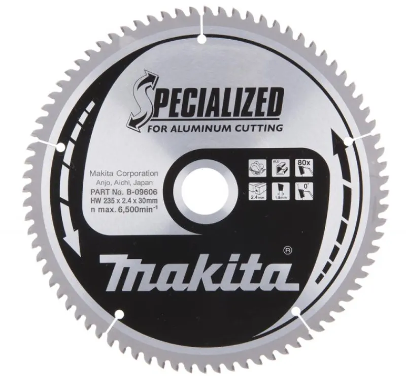 MAKITA Sågklinga Aluminium 235x30x2,4 54T Specialized| Sågklingor För Metallcirkelsågar