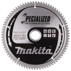 MAKITA Sågklinga Aluminium 235x30x2,4 80T Specialized| Sågklingor För Metallcirkelsågar