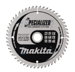 MAKITA Sågklinga Laminat 165x20x1,45 52T Specialized| Sågklinga Cirkelsågar, Sänksågar
