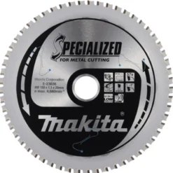MAKITA Sågklinga Metall 150x20x1,1 57T Specialized| Sågklingor För Metallcirkelsågar|Sågklinga Cirkelsågar, Sänksågar