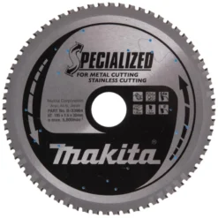 MAKITA Sågklinga Rostfritt 185x30x1,6 64T Specialized| Sågklingor För Metallcirkelsågar|Sågklinga Cirkelsågar, Sänksågar