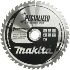 MAKITA Sågklinga Trä 260x30x2,15 45T Efficut| Sågklingor Klyv-, Kap- Och Gersågar