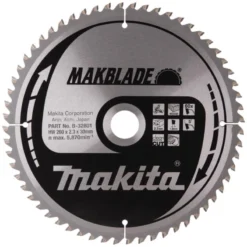 MAKITA Sågklinga Trä 260x30x2,3 60T Makblade| Sågklingor Klyv-, Kap- Och Gersågar