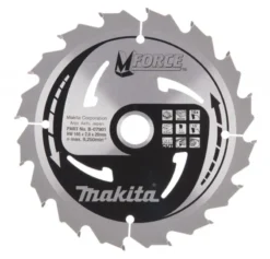 MAKITA Sågklinga Trä 165x20x2,0 16T M-Force| Sågklinga Cirkelsågar, Sänksågar
