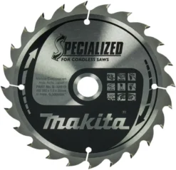 MAKITA Sågklinga Trä 165x20x1,5 24T Specialized| Sågklinga Cirkelsågar, Sänksågar