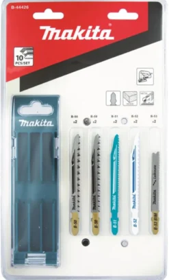 MAKITA Sticksågbladsats Trä/metall/laminat 10-P| Sticksågblad