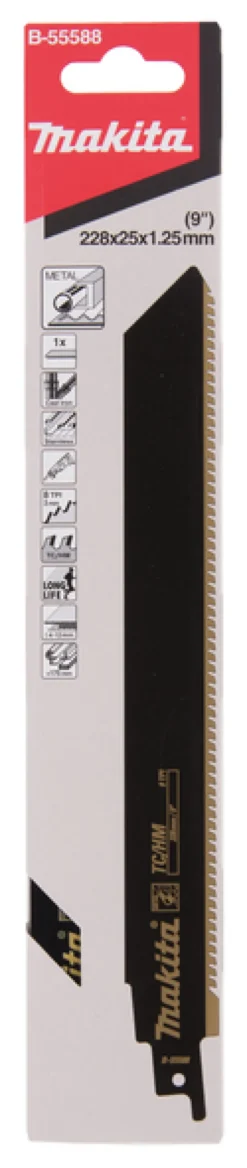 MAKITA Tigersågblad Metall 228 x 1,25mm Karbid| Tigersågblad