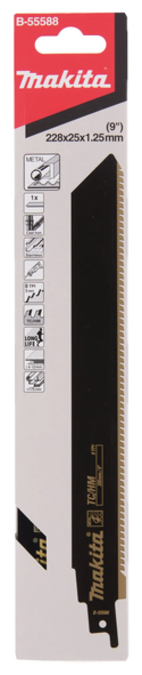 MAKITA Tigersågblad Metall 228 x 1,25mm Karbid| Tigersågblad