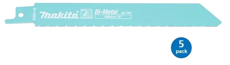 MAKITA Tigersågblad Metall 152 x 0,9mm 24TPI| Tigersågblad