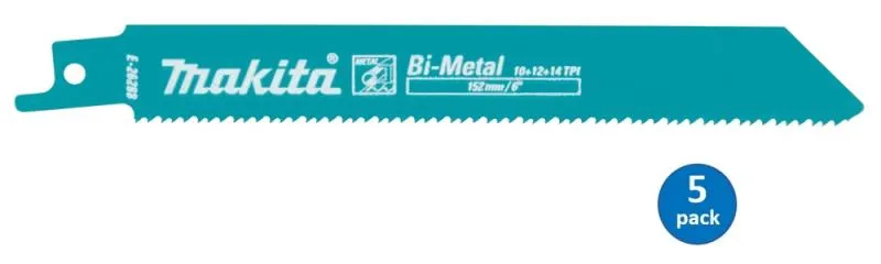 MAKITA Tigersågblad Metall 152 x 1,25mm 10-12-14 TPI| Tigersågblad