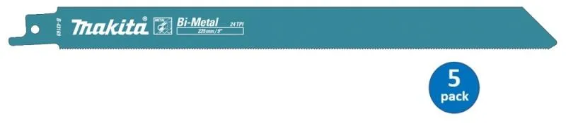 MAKITA Tigersågblad Metall 225x0,9mm 24TPI| Tigersågblad