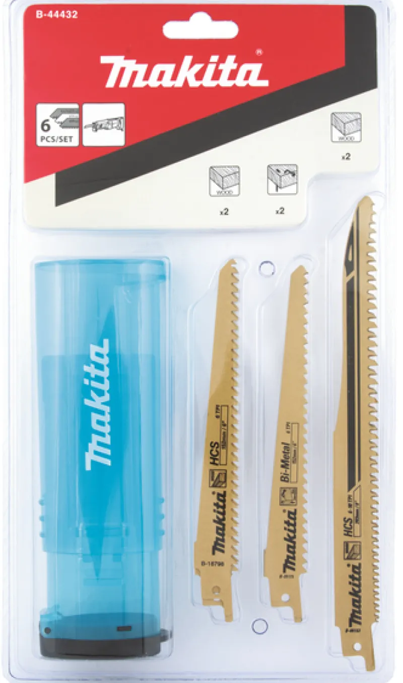 MAKITA Tigersågbladssats Trä 6-P| Tigersågblad