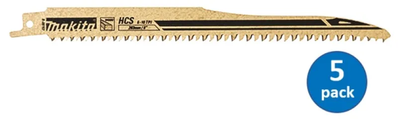 MAKITA Tigersågblad Trä 203mm 6,4-10,6TPI| Tigersågblad