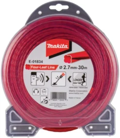 MAKITA Trimmertråd fyrklöver 2,7mm, 30 meter| Röjsågar- Trimmer Tillbehör