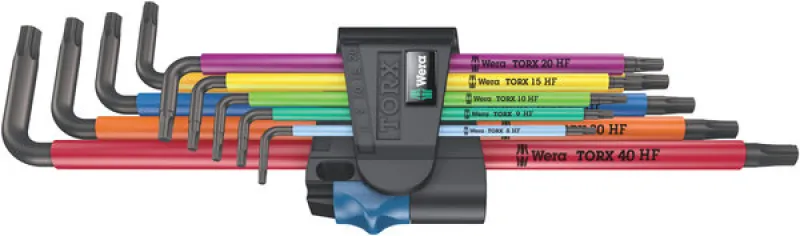 WERA L-Nyckelsats torx 9-delar - med hållarfunktion| Skruvmejslar
