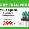 WERA Skruvmejselsats KK 7 Heavy metal 7-delar| Skruvmejslar